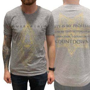 Amaranthe, T-Shirt, Countdown. hellgrau