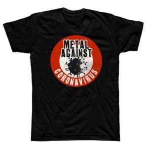 Metal Against Coronavirus, T-Shirt, Logo