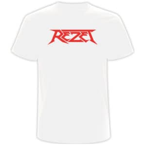 Rezet, T-Shirt, Old School Logo, weiss