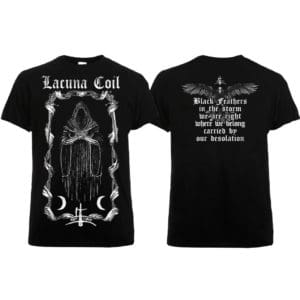 Lacuna Coil, T-Shirt, Black Feathers
