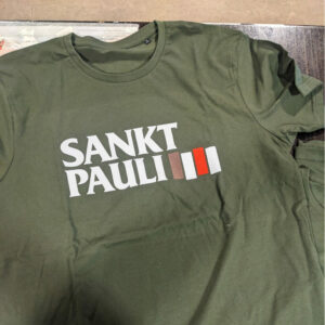 St. Pauli Fanladen T-Shirt Black Flag khaki